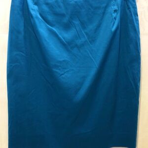 AKRIS PUNTO Ocean Blue Stretchy Pencil Skirt 8 $440
